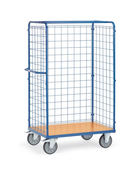 Fetra Paketwagen mit Drahtgitterwänden, 1800 mm