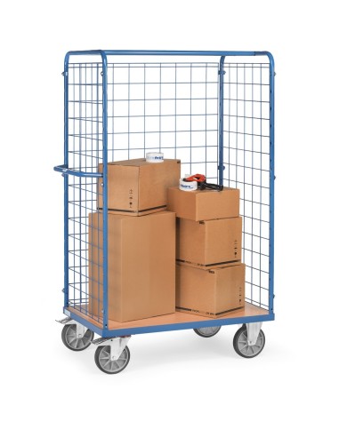 Fetra Paketwagen mit Drahtgitterwänden, 1800 mm