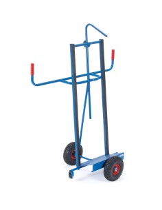 Fetra Plattenkarren mit Profilgummi und Kippsicherung, Tragkraft 350 bzw. 400 kg