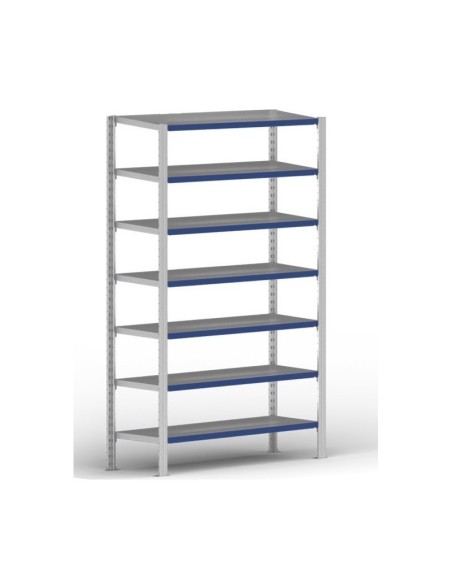 EVOLUTION GRUNDREGAL 3m hoch - 40cm tief - 100cm breit - 7 Ebene, grau