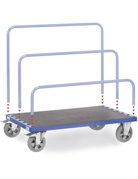 Fetra Plattenwagen für Einsteckbügel