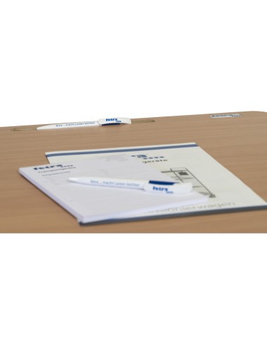 Fetra Rollpult mit Schreibfläche und 2 Ablageböden, Ladefläche 500 x 600 mm