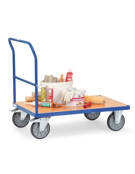 Fetra Schiebebügelwagen bis 600 kg Tragkraft, blau
