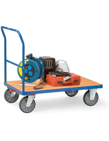 Fetra Schiebebügelwagen bis 600 kg Tragkraft, blau