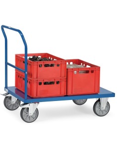 Fetra Schiebebügelwagen mit Blechplattform 2