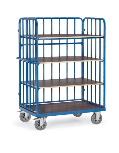 Fetra SMV-Etagenwagen, 4 Böden und 1 Längswand, 1800mm