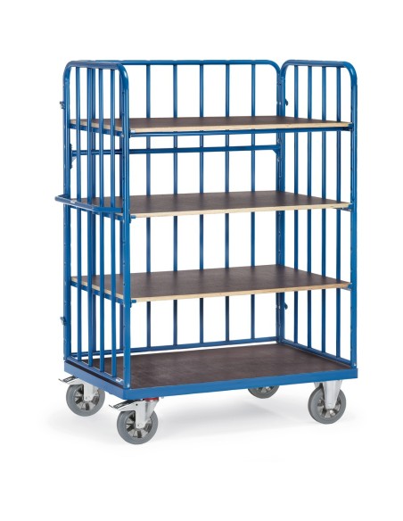 Fetra SMV-Etagenwagen, 4 Böden und 1 Längswand, 1800mm