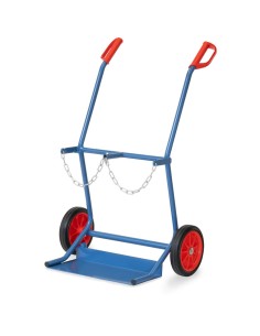 Fetra Stahlflaschenkarre, Tragkraft 100 kg, 2 Stahlflaschen à 20 Ltr.