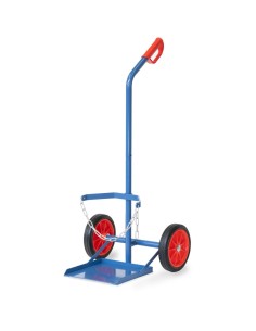 Fetra Stahlflaschenkarre, Tragkraft 100 kg, für 1 Propangasflasche 33 Ltr. Inhalt