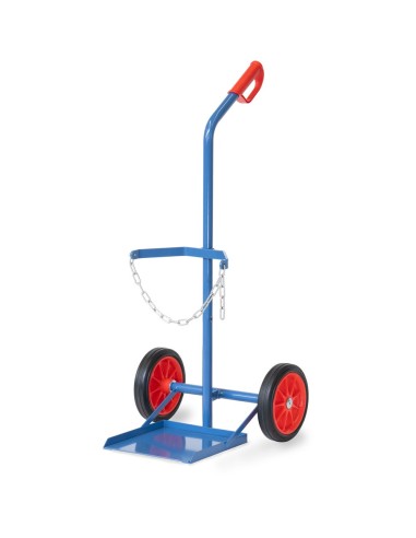Fetra Stahlflaschenkarre, Tragkraft 100 kg, für 1 Propangasflasche 33 Ltr. Inhalt