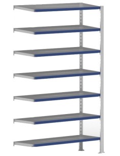 EVOLUTION ANBAUREGAL 3m hoch - 40cm tief - 100cm breit - 7 Ebene, grau