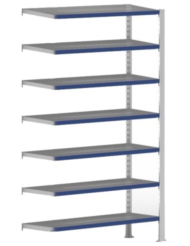 EVOLUTION ANBAUREGAL 3m hoch - 40cm tief - 100cm breit - 7 Ebene, grau