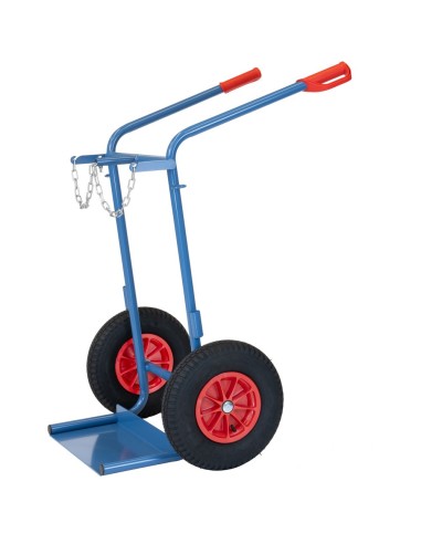 Fetra Stahlflaschenkarre, Tragkraft 150 kg, 2 Stahlflaschen à 40-50 Ltr.