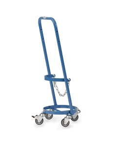 Fetra Stahlflaschenroller, Tragkraft 80kg, für 1 Propangasflasche 11 Ltr.