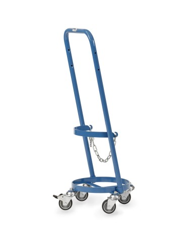 Fetra Stahlflaschenroller, Tragkraft 80kg, für 1 Propangasflasche 11 Ltr.