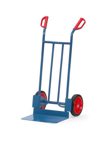 Fetra Stahlrohrkarre, Tragkraft 250kg, Höhe 1150 mm, breite Schaufel