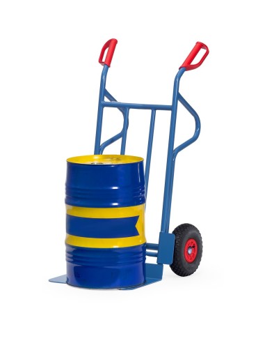 Fetra Stahlrohrkarre, Tragkraft 350 kg, Höhe 1200 mm, breite Schaufel