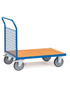 Fetra Stirnwandwagen mit Stirnwand aus Drahtgitter