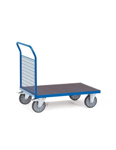 Fetra Stirnwandwagen, Stirnwand aus Drahtgitter, wasserfeste Plattform