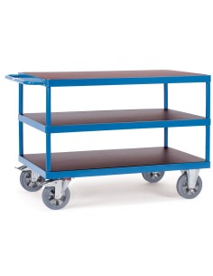 Fetra Super-Multi-Vario-Tischwagen mit 3 Böden