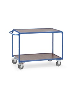 Fetra Tischwagen mit 2 Böden, mit wasserfester Plattform