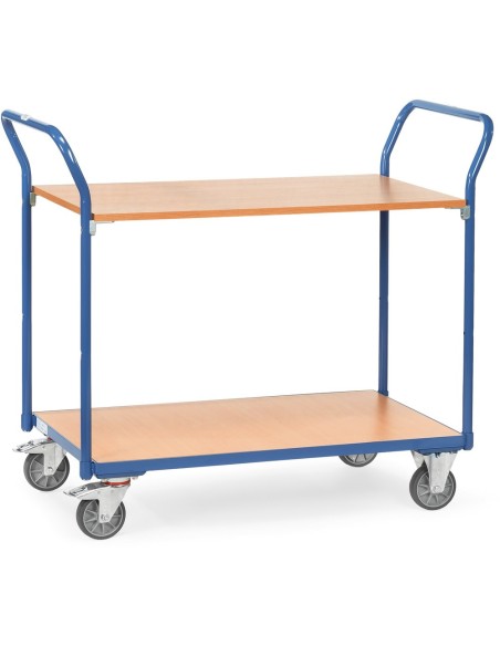 Fetra Tischwagen mit 2 Etagen, 200 kg