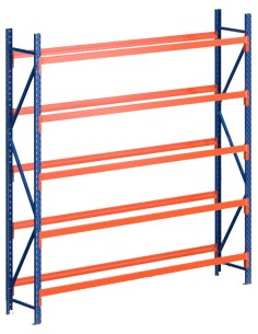 REIFENREGAL GRUNDELEMENT 3m hoch - 1.8m breit - 40cm tief - 5 Ebene für ca. 60 Reifen