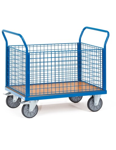 Fetra Vierwandwagen mit Wänden aus Drahtgitter