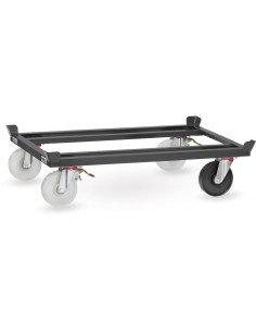 Trolleys zur Mitnahme auf marktüblichen Routenzuganhängern, 1 Rolle elektr. Leitfähig, Grey Edition