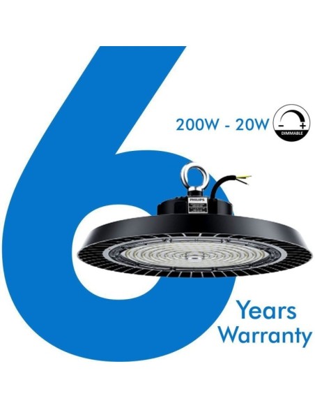 LED Hallenstrahler 150W -170Lm/W- UFO NEW ITALY PHILIPS XITANIUM - 1-10V DIM