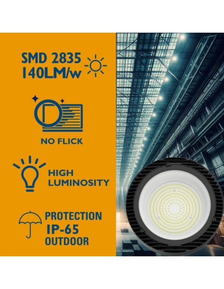 OSRAM LED Hallenstrahler (150W-100W-80W Einstellbar)