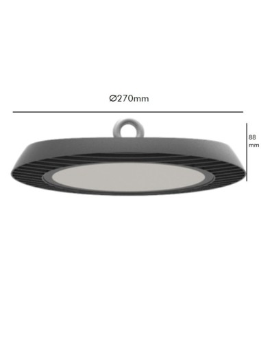 OSRAM LED Hallenstrahler (150W-100W-80W Einstellbar)