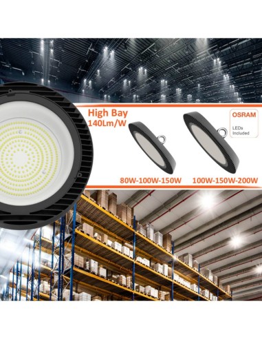 OSRAM LED Hallenstrahler (200W-150W-100W Einstellbar)