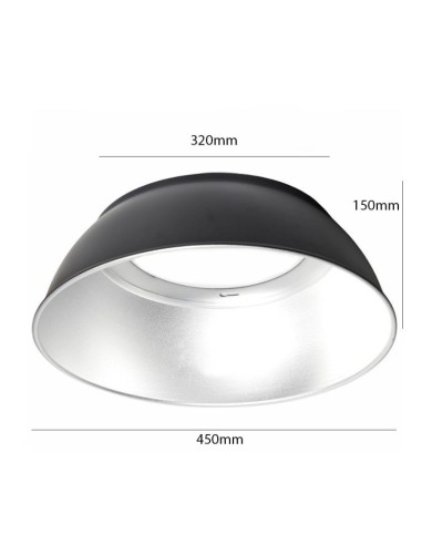 LED Hallenstrahler UFO ENDURANCE Multi-Watt 100W-150W-200W Reflektor - 60º - OSRAM CHIP