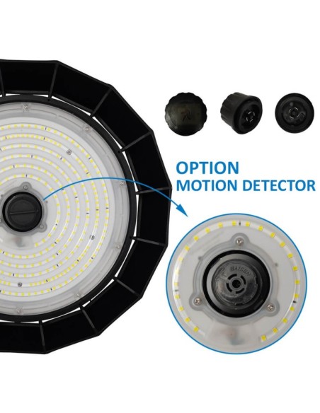 LED Industriestrahler UFO BELGIEN 200W-150W -100W SOSEN Driver - Dimmbar 1-10V - 170lm/w - IP65