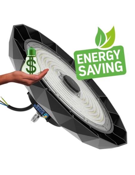 LED Industriestrahler UFO BELGIEN 200W-150W -100W SOSEN Driver - Dimmbar 1-10V - 170lm/w - IP65