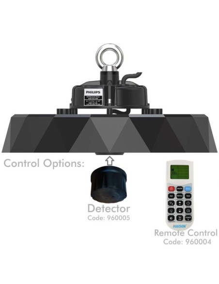 LED Industriestrahler UFO DIAMOND 200W Philips Xitanium - Dimable 1-10V - 170lm/w - IP65