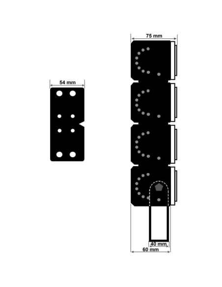 LED-Projektor 400W MAGNUM AIR - Bridgelux Chip 180Lm/W 25º