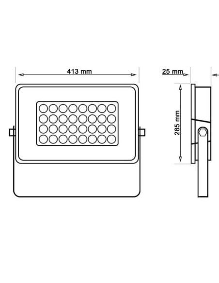 LED Flutlichtstrahler 200W NEW AVANT OSRAM CHIP DURIS E 2835
