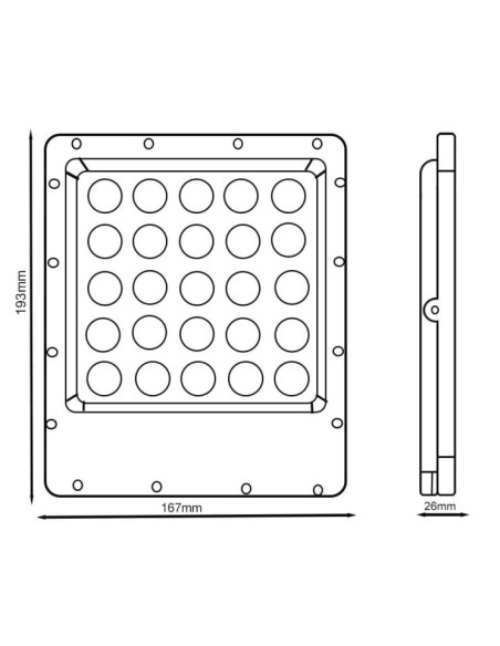 LED Flutlichtstrahler 50W – Avant Pro - OSRAM CHIP DURIS E 2835 – 5 Jahre