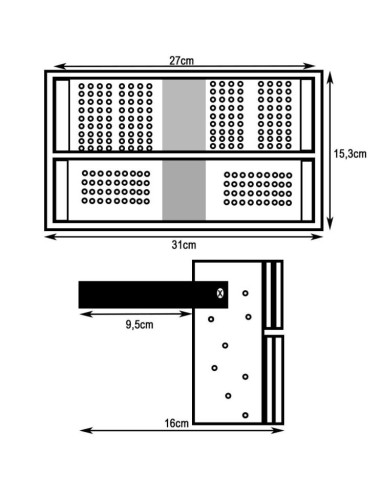 100W DOB-LED-Projektor MAGNUM OSRAM SMD3030-3D 180Lm/W 60º Chip