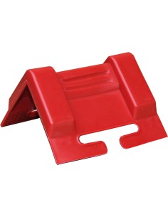 50x stk. Kantenschutzwinkel für Zurrgurte – für Bandbreite 50 mm mit Führungsschlitz – rot