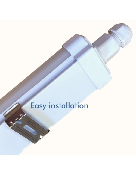 Wasserdichte LED-Leiste 30W - GLOWLUXE - Verbindbar - 119cm - IP65