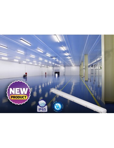 LED Feuchtraum-Wannenleuchte 120cm PROMASTER-T IP65 2x120 cm LED-Röhren inklusive IP66