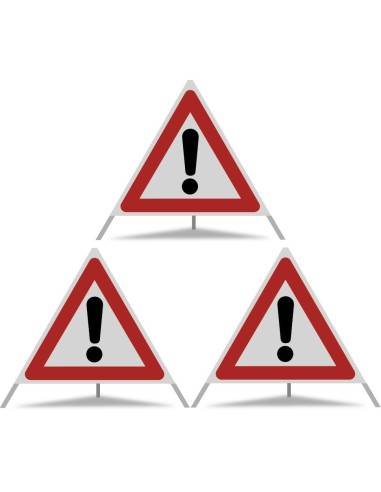 FALTSIGNAL Var.4, Vollreflex R2, komplett mit Etui