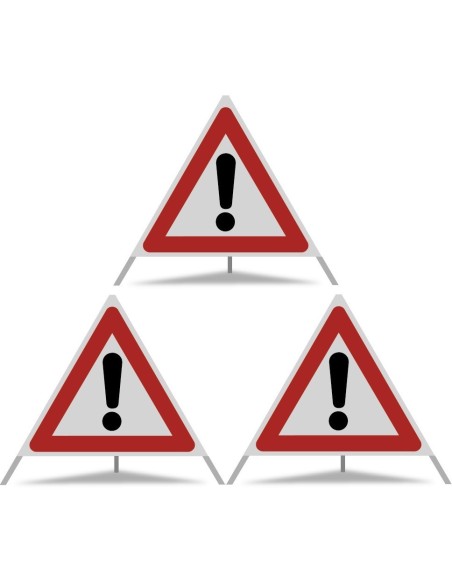 FALTSIGNAL Var.4, Vollreflex R2, komplett mit Etui