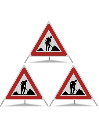 FALTSIGNAL Var.3, Vollreflex R2, komplett mit Etui