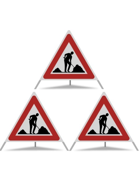 FALTSIGNAL Var.3, Vollreflex R2, komplett mit Etui