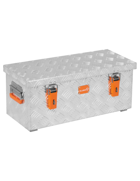 Massive Transportkisten aus Aluminium Riffelblech - Pritschenbox anbaufähig