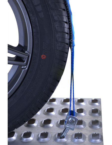 Radsicherungsgurt 2-teilig 3-Punkt 35 mm – Fahrzeuge bis 4500kg – LC 1500 daN